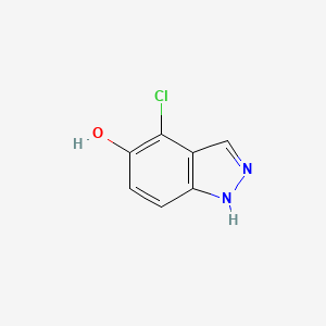 molecular formula C7H5ClN2O B1592614 4-Chloro-1H-indazol-5-ol CAS No. 478834-25-2
