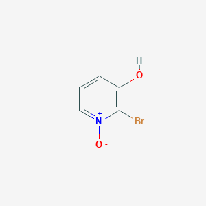 molecular formula C5H4BrNO2 B1592623 2-Bromo-3-hydroxypyridine 1-oxide CAS No. 6602-29-5