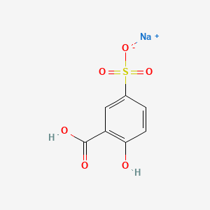 molecular formula C7H6NaO6S B1592626 Benzoic acid, 2-hydroxy-5-sulfo-, monosodium salt CAS No. 831-54-9