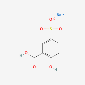 molecular formula C7H5NaO6S B1592626 Benzoic acid, 2-hydroxy-5-sulfo-, monosodium salt CAS No. 831-54-9