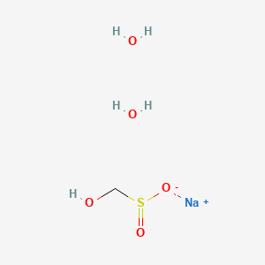 molecular formula CH7NaO5S B1592628 Hydroxymethanesulfinic acid monosodium salt dihydrate CAS No. 6035-47-8