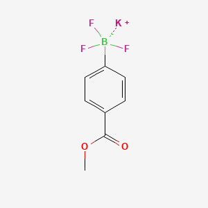 molecular formula C8H7BF3KO2 B1592636 Potassium (4-methoxycarbonylphenyl)trifluoroborate CAS No. 705254-34-8
