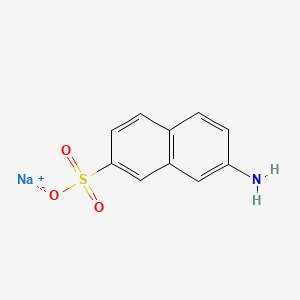 molecular formula C10H9NNaO3S B1592651 Sodium 7-Amino-2-naphthalenesulfonate CAS No. 5412-82-8