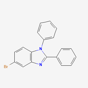 molecular formula C19H13BrN2 B1592665 5-bromo-1,2-diphenyl-1H-benzo[d]imidazole CAS No. 760212-55-3