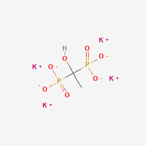 molecular formula C2H7KO7P2 B1592671 Tetrapotassium etidronate CAS No. 67953-76-8