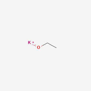 molecular formula C2H5OK<br>C2H5KO B1592676 Potassium ethoxide CAS No. 917-58-8