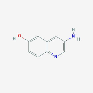 molecular formula C9H8N2O B1592678 3-Aminoquinolin-6-OL CAS No. 727650-61-5