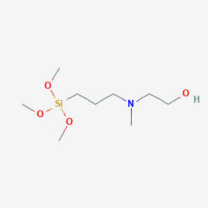molecular formula C9H23NO4Si B1592681 2-{Methyl[3-(trimethoxysilyl)propyl]amino}ethan-1-ol CAS No. 330457-46-0