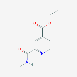 molecular formula C10H12N2O3 B1592684 Ethyl 2-(methylcarbamoyl)pyridine-4-carboxylate CAS No. 332013-42-0