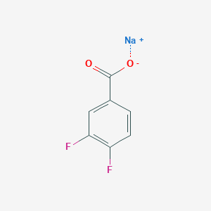 molecular formula C7H4F2NaO2 B1592688 Sodium 3,4-difluorobenzoate CAS No. 522651-44-1