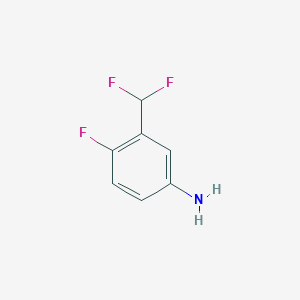 B1592694 3-(Difluoromethyl)-4-fluoroaniline CAS No. 445303-96-8