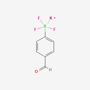 molecular formula C7H5BF3KO B1592701 4-甲酰苯基三氟硼酸钾 CAS No. 374564-36-0