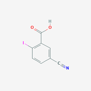 molecular formula C8H4INO2 B1592703 5-Cyano-2-iodobenzoic acid CAS No. 219841-92-6