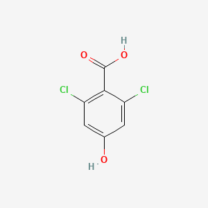 B1592706 2,6-Dichloro-4-hydroxybenzoic acid CAS No. 4641-38-7