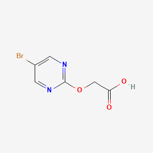 molecular formula C6H5BrN2O3 B1592707 2-((5-Bromopyrimidin-2-yl)oxy)acetic acid CAS No. 270912-79-3