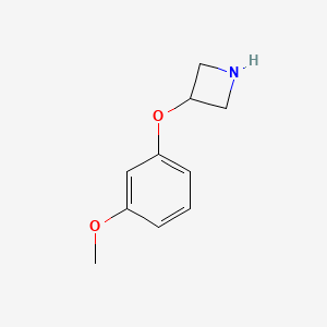 molecular formula C10H13NO2 B1592712 3-(3-甲氧基苯氧基)氮杂环丁烷 CAS No. 954220-79-2
