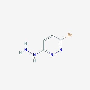 molecular formula C4H5BrN4 B1592715 3-Bromo-6-hydrazinylpyridazine CAS No. 64461-67-2