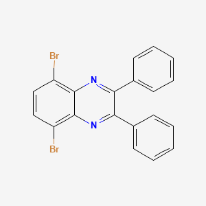 molecular formula C20H12Br2N2 B1592716 5,8-Dibromo-2,3-diphenylquinoxaline CAS No. 94544-77-1