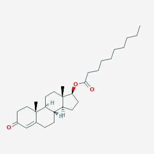 molecular formula C29H46O3 B159272 Testosterone decanoate CAS No. 5721-91-5