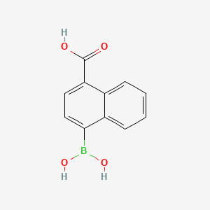 molecular formula C11H9BO4 B1592723 4-Carboxynaphthalene-1-boronic acid CAS No. 332398-57-9
