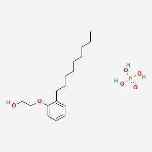 molecular formula C17H31O6P B1592729 2-(2-Nonylphenoxy)ethanol;phosphoric acid CAS No. 51811-79-1
