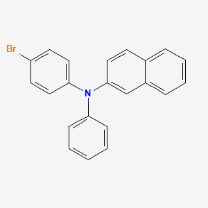 molecular formula C22H16BrN B1592734 N-(4-Bromophenyl)-N-phenylnaphthalen-2-amine CAS No. 204065-88-3