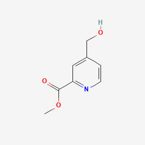 molecular formula C8H9NO3 B1592735 4-(羟甲基)吡啶甲酸甲酯 CAS No. 317335-15-2