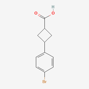 3-(4-Bromophenyl)cyclobutane-1-carboxylic acid