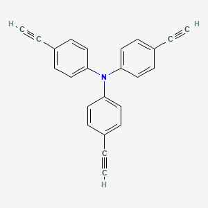 molecular formula C24H15N B1592743 三(4-乙炔基苯基)胺 CAS No. 189178-09-4