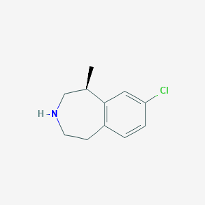 molecular formula C11H14ClN B1592749 (S)-8-Chloro-1-methyl-2,3,4,5-tetrahydro-1H-benzo[d]azepine CAS No. 616202-81-4
