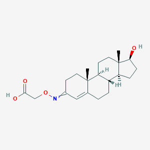 Testosterone 3-(O-(carboxymethyl)oxime)