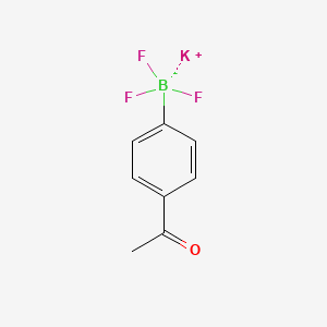 molecular formula C8H7BF3KO B1592751 4-乙酰苯基三氟硼酸钾 CAS No. 252726-24-2
