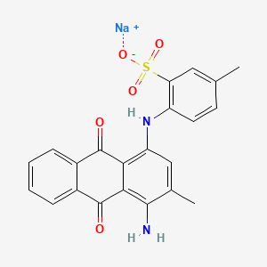 molecular formula C22H17N2NaO5S B1592756 Acid Blue 47 CAS No. 4403-89-8
