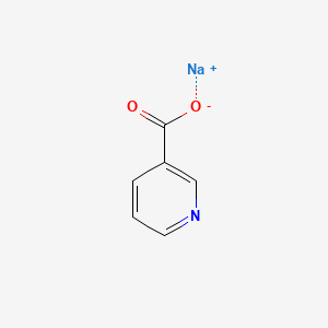 molecular formula C6H4NNaO2 B1592758 烟酸钠 CAS No. 54-86-4