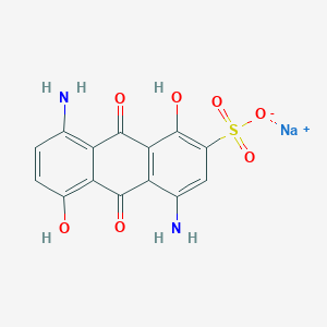 2-Anthracenesulfonic acid, 4,8-diamino-9,10-dihydro-1,5-dihydroxy-9,10-dioxo-, monosodium salt