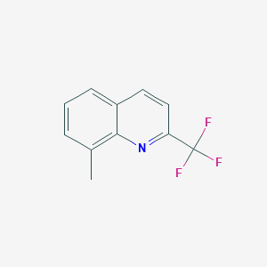molecular formula C11H8F3N B159276 8-Methyl-2-(trifluoromethyl)quinoline CAS No. 1860-46-4