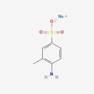 B1592761 Sodium 3-methylsulphanilate CAS No. 63450-43-1