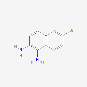 molecular formula C10H9BrN2 B1592765 6-Bromonaphthalene-1,2-diamine CAS No. 1241377-74-1