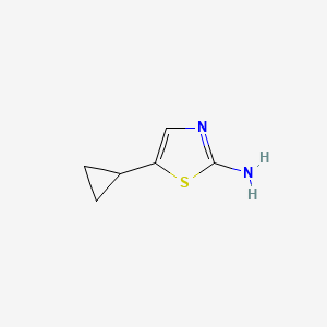 molecular formula C6H8N2S B1592768 5-Cyclopropylthiazol-2-amine CAS No. 606092-87-9