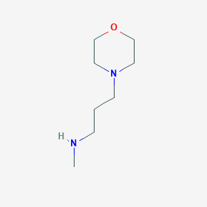 molecular formula C8H18N2O B1592781 N-甲基-N-(3-吗啉-4-基丙基)胺 CAS No. 99114-72-4