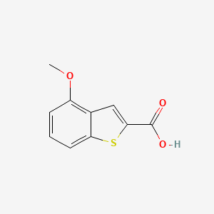 molecular formula C10H8O3S B1592782 4-Methoxybenzo[b]thiophene-2-carboxylic acid CAS No. 476199-14-1