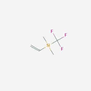 molecular formula C5H9F3Si B1592783 Vinyl(trifluoromethyl)dimethylsilane CAS No. 211985-86-3