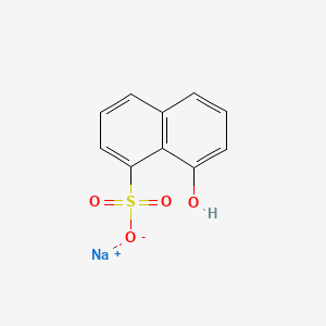 molecular formula C10H8NaO4S B1592784 Sodium 8-hydroxynaphthalene-1-sulphonate CAS No. 20215-36-5