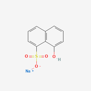 molecular formula C10H7NaO4S B1592784 Sodium 8-hydroxynaphthalene-1-sulphonate CAS No. 20215-36-5