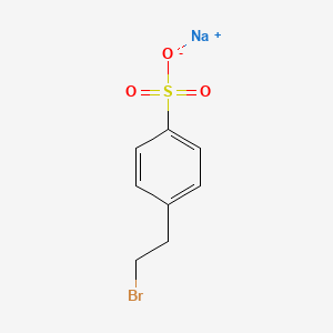 molecular formula C8H9BrNaO3S B1592789 Sodium 4-(2-Bromoethyl)benzenesulfonate CAS No. 65036-65-9