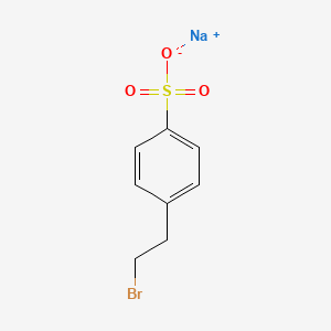 molecular formula C8H8BrNaO3S B1592789 Sodium 4-(2-Bromoethyl)benzenesulfonate CAS No. 65036-65-9