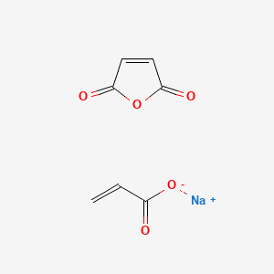 molecular formula C7H5NaO5 B1592791 Sodium;furan-2,5-dione;prop-2-enoate CAS No. 52255-49-9