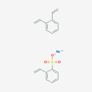 molecular formula C18H17NaO3S B1592796 Amberlite SR1L NA CAS No. 63182-08-1