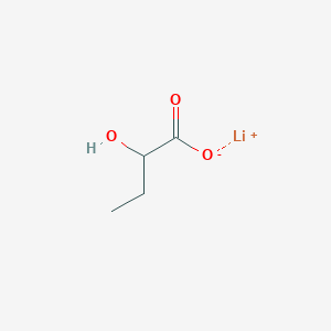 molecular formula C4H7LiO3 B1592798 Lithium 2-hydroxybutanoate CAS No. 381716-41-2