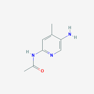 molecular formula C8H11N3O B1592802 N-(5-Amino-4-methylpyridin-2-yl)acetamide CAS No. 475060-18-5